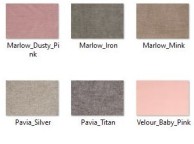 Serene Winchester 4ft Small Double Fabric Bed Frame (Choice Of Colours) Thumbnail