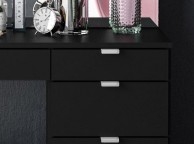 Birlea Ava Black Dressing Table With Mirror Thumbnail