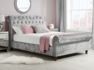 Birlea Castello 6ft Super Kingsize Steel Velvet Fabric Bed Frame Thumbnail