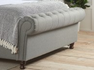 Birlea Castello 5ft Kingsize Grey Fabric Ottoman Bed Frame Thumbnail
