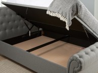 Birlea Castello 5ft Kingsize Grey Fabric Ottoman Bed Frame Thumbnail