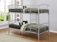 Birlea Corfu Silver Metal Bunk Bed Frame Thumbnail