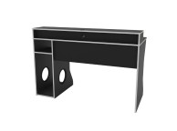 Birlea Enzo Black And Silver Gaming Desk Thumbnail