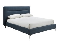 Birlea Finn 4ft6 Double Steel Blue Fabric Bed Frame Thumbnail