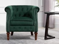 Birlea Freya Chair In Green Fabric Thumbnail