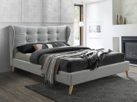 Birlea Harper 4ft Small Double Dove Grey Fabric Bed Frame Thumbnail