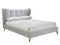 Birlea Harper 4ft Small Double Dove Grey Fabric Bed Frame Thumbnail