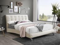 Birlea Hemlock 5ft Kingsize Warm Stone Fabric Bed Frame Thumbnail