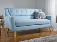 Birlea Lambeth 3 Seater Sofa In Duck Egg Blue Fabric Thumbnail