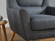 Birlea Lambeth Armchair In Grey Fabric Thumbnail