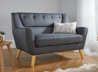 Birlea Lambeth 2 Seater Sofa In Grey Fabric Thumbnail