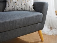 Birlea Lambeth 2 Seater Sofa In Grey Fabric Thumbnail