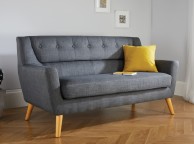Birlea Lambeth 3 Seater Sofa In Grey Fabric Thumbnail