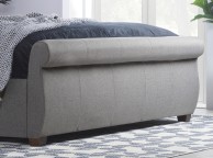 Birlea Lancaster 4ft6 Double Grey Fabric Bed Frame With Drawers Thumbnail