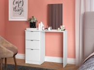 Birlea Madison White Dressing Table With Mirror Thumbnail