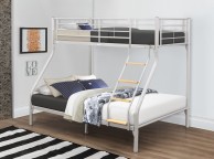 Birlea Nexus Silver Metal Triple Sleeper Bunk Bed Thumbnail