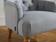 Birlea Padstow Chair In Grey Fabric Thumbnail