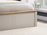 Birlea Phoenix 4ft Small Double Pearl Grey Ottoman Lift Wooden Bed Frame Thumbnail