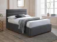 Time Living Mayfair 5ft Kingsize Dark Grey Fabric Ottoman Bed Frame Thumbnail