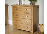 Birlea Woburn Oak 3 Plus 2 Drawer Chest Thumbnail