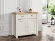 Birlea Highgate Cream And Oak Finish 2 Drawer 2 Door Sideboard Thumbnail