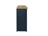 Birlea Highgate Navy Blue And Oak Finish 2 Drawer 3 Door Sideboard Thumbnail