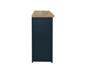 Birlea Highgate Navy Blue And Oak Finish 2 Drawer Console Table Thumbnail