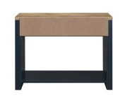 Birlea Highgate Navy Blue And Oak Finish 2 Drawer Console Table Thumbnail