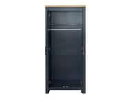 Birlea Highgate Navy Blue And Oak Finish 2 Door Wardrobe Thumbnail