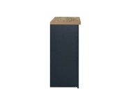 Birlea Highgate Navy Blue And Oak Finish 4 Drawer Chest Thumbnail