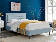 Limelight Picasso 3ft Single Duck Egg Blue Fabric Bed Frame Thumbnail