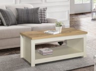 Birlea Highgate Cream And Oak Finish Coffee Table Thumbnail