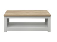 Birlea Highgate Grey And Oak Finish Coffee Table Thumbnail