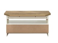 Birlea Highgate Cream And Oak Finish Corner TV Unit Thumbnail