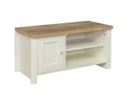 Birlea Highgate Cream And Oak Finish Small TV Unit Thumbnail