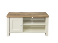 Birlea Highgate Cream And Oak Finish Small TV Unit Thumbnail