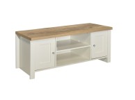 Birlea Highgate Cream And Oak Finish Large TV Unit Thumbnail