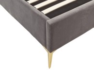GFW Pettine 4ft6 Double Grey Fabric Ottoman Bed Frame Thumbnail