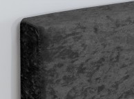 Birlea Berlin 5ft Kingsize Black Crushed Velvet Fabric Bed Frame Thumbnail