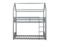 Birlea Home 3ft Single Grey Wooden Bunk Bed Thumbnail