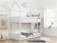 Birlea Home 3ft Single White Wooden Bunk Bed Thumbnail