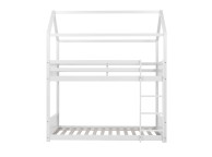 Birlea Home 3ft Single White Wooden Bunk Bed Thumbnail