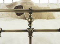 Serene Olivia 5ft Kingsize Antique Brass Metal Bed Frame Thumbnail
