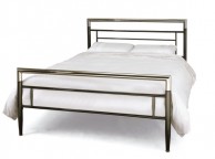 Serene Pluto 4ft6 Double Nickel Metal Bed Frame Thumbnail