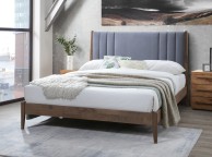 Time Living Cheslyn 5ft Kingsize Dark Grey Fabric Bed Frame Thumbnail
