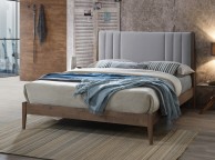 Time Living Cheslyn 5ft Kingsize Light Grey Fabric Bed Frame Thumbnail
