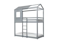 Birlea Adventure 3ft Single Grey Wooden Bunk Bed Thumbnail