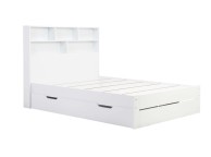 Birlea Alfie 4ft Small Double White Storage Bed With Drawer Thumbnail