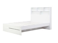 Birlea Alfie 4ft Small Double White Storage Bed With Drawer Thumbnail