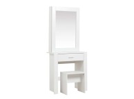 Birlea Evelyn White Dressing Table With Sliding Mirror Thumbnail